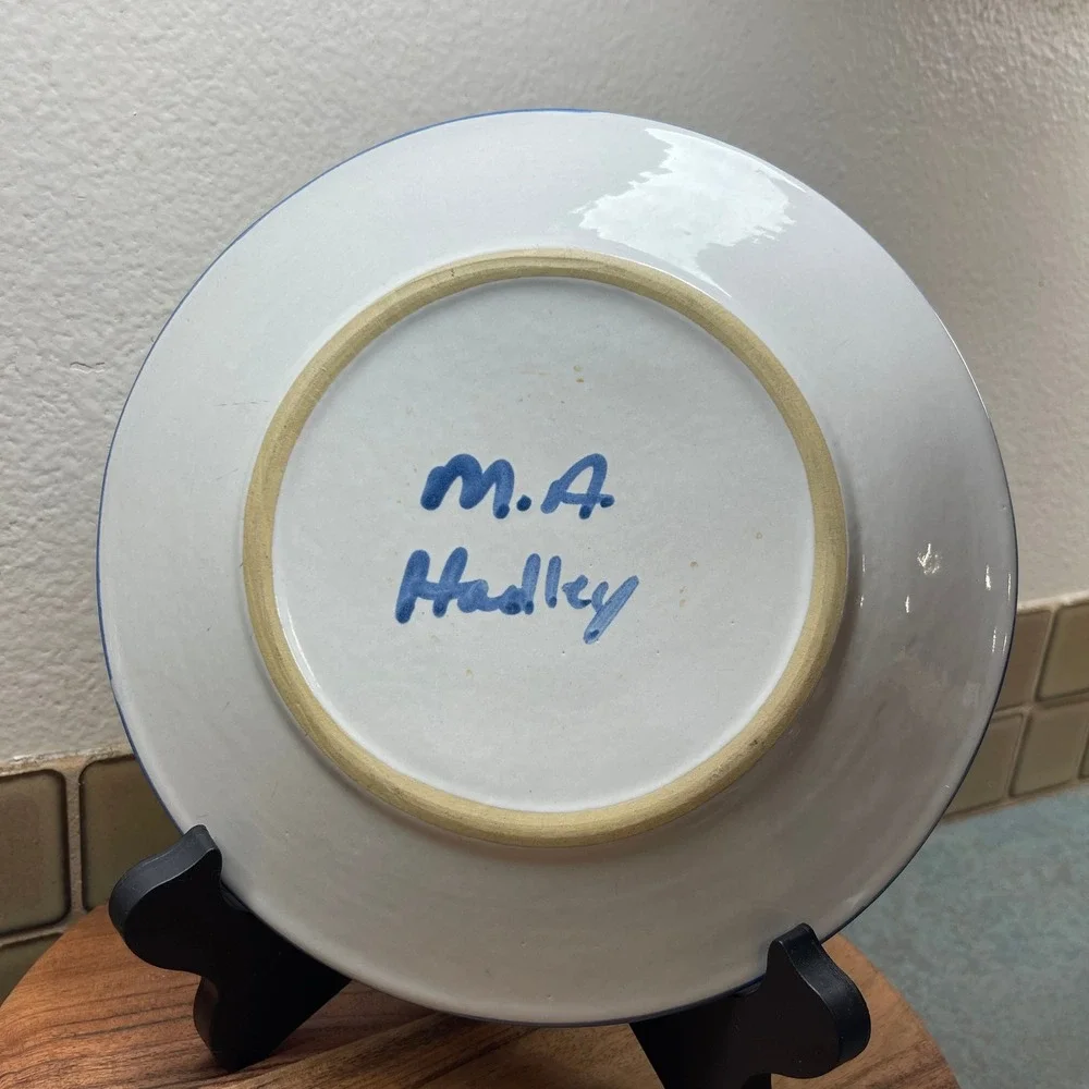 Mary Alice, M.A. Hadley Pottery Hand Painted 9
